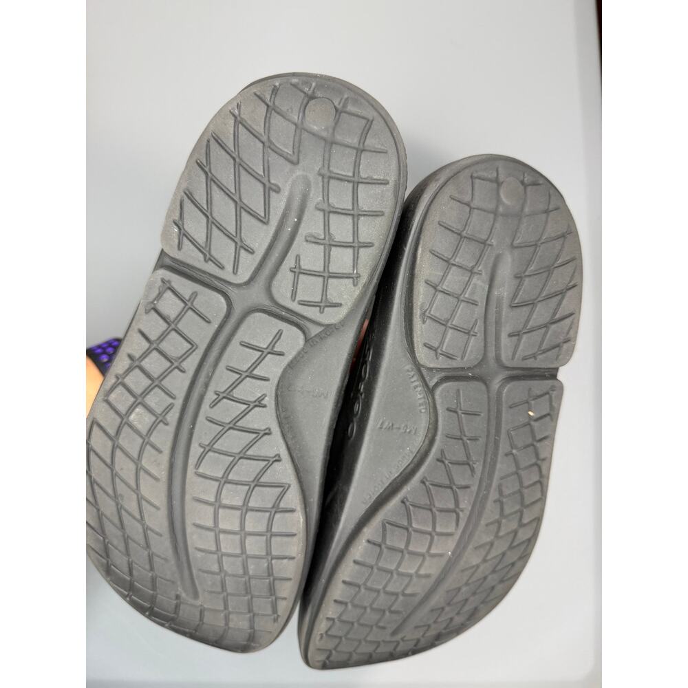 OOFOS OOahh Recovery Slides Womens 7 Men’s 5 Black Sandals OOfoam Foam Slip On - Picture 6 of 10